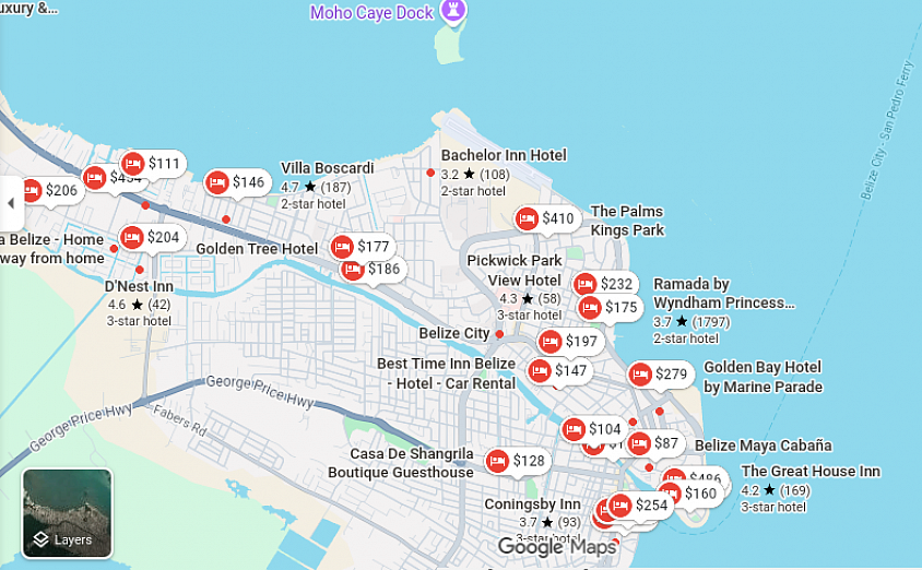 Belize City Hotels