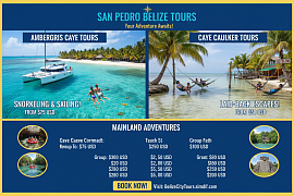 San Pedro Belize Tours, Ambergris Caye Tours, Caye Caulker Tours